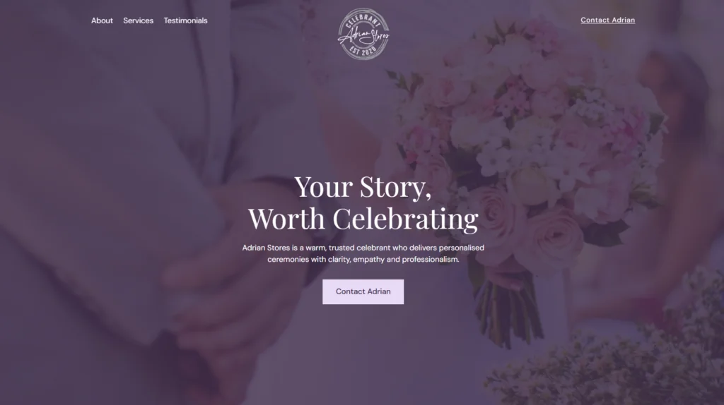 Adrian Stores website by Tada